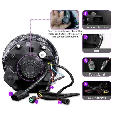 Additional product image of Mini SMPS2012 Archaic LED Projector Headlights R50 R52 R53