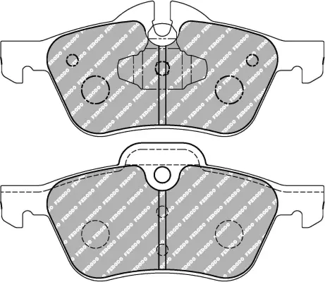 Product image of Ferodo DS2500 FCP1499H Brake Pads - MINI Cooper S R50 R52 R53 Front