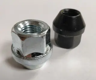Product image of Mini Open Ended Wheel Nuts for Wheel Stud Conversion M12x1.5 M14x1.25 R53 R56 F56