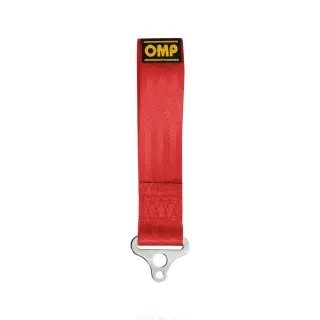 Product image of OMP 2" Red Tow Strap Hook / Door Pull Strap FIA Approved