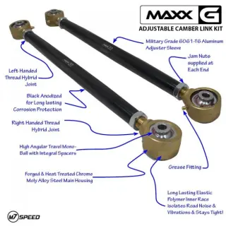 Product image of M7 MAXX-G Adjustable Rear Control Arms MINI Cooper R53 R56 R60
