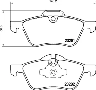 Product image of Mintex R53 Front Brake Pads - MDB2162