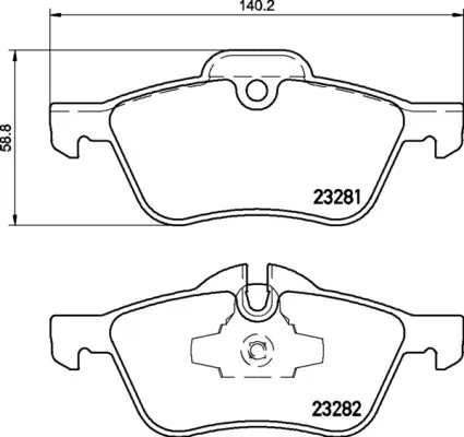 Product image of Mintex R53 Front Brake Pads - MDB2162