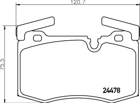 Product image of Mintex R56 JCW Brembo / Budweg Front Brake Pads - MDB2982