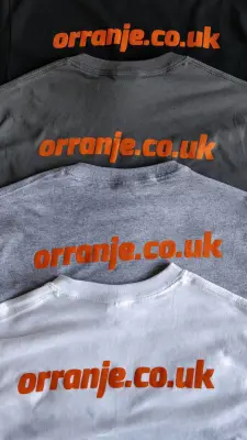 Additional product image of Orranje Logo & Address - Long Sleeve T-Shirt