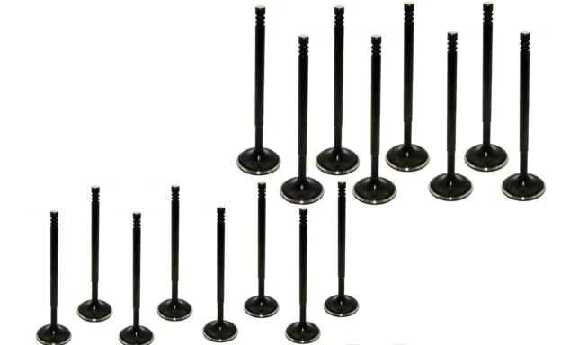 Product image of Supertech R53 Triple Groove +2.3mm Exhaust and +1.8mm Inlet Valves Black Nitride