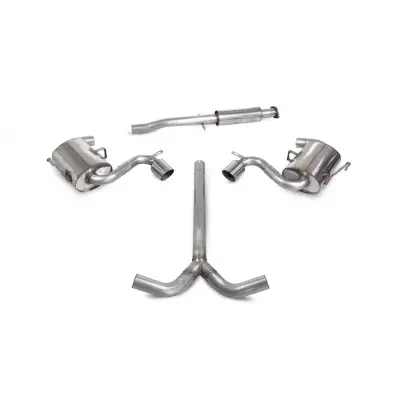 Additional product image of Scorpion R53 R52 Catback Exhaust with 90mm STW Trims - Non-Resonated SMN003S