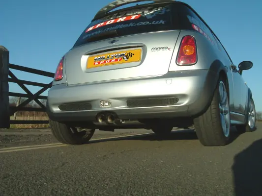 Additional product image of Milltek R53 Mini Catback Exhaust Hatchback - Non-Resonated SSXM007