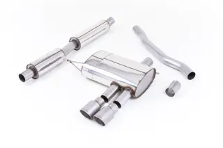 Product image of Milltek Exhausts Catback System Titanium Tips Twin 90mm GT90 - Resonated MINI F56 Non-GPF Cooper