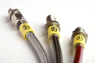 Product image of HEL Performance Stainless Steel R53 Braided Clutch Hose