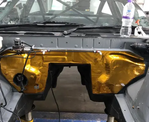 Additional product image of Funk Motorsport Gold Heat Tape Reflective Adhesive Sheets