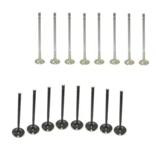 Product image of Supertech R53 Single Groove +2.3mm Exhaust Inconel and +1.8mm Inlet Valves Black Nitride Copy