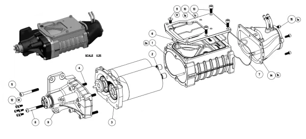 Harrop TVS900 Supercharger R53 R52