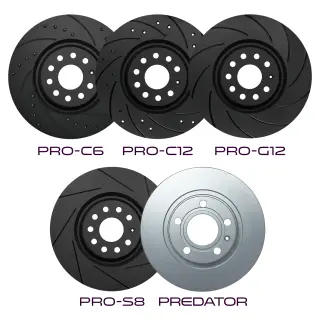 Product image of Probite 316mm R56 JCW Brembo / Budweg Front Brake Discs Vented 316x22mm