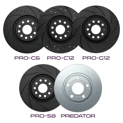 Probite 316mm R56 JCW Brembo / Budweg Front Brake Discs Vented 316x22mm