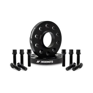 Product image of Mishimoto Wheel Spacers F Series 5x112 66.5mm with Wheel Bolts