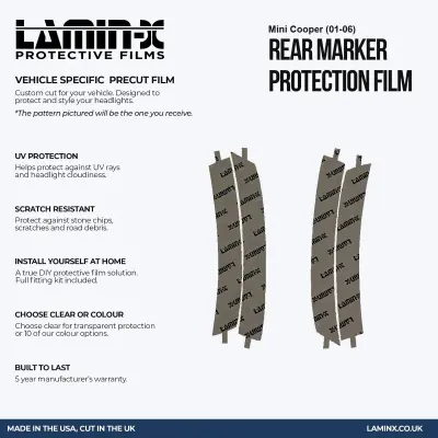 Lamin-x Side Marker Indicator Covers Mini Cooper (01-06)