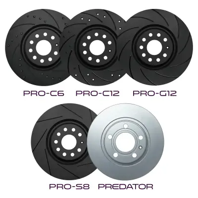 Probite 294mm R53 JCW / R56 S / Bremtech Front Brake Discs Vented 294mmx22mm