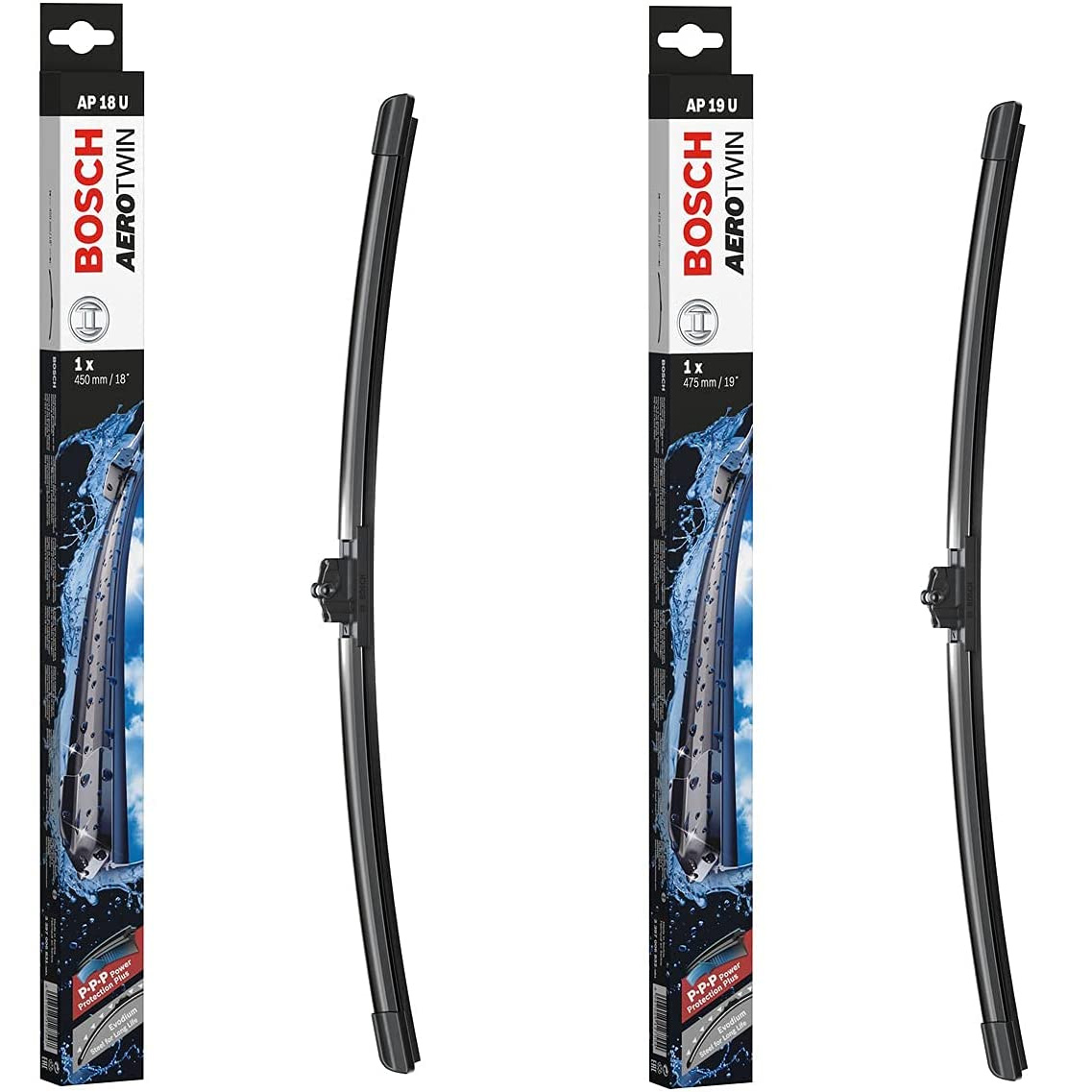 Bosch Aerotwin Front Wiper Blades R55 R56 LCI (AP18UAP19U) Orranje