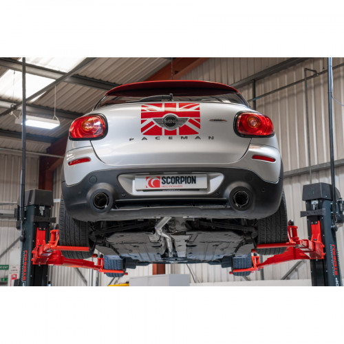 Scorpion Exhausts Catback System Polished 100mm Daytona - Non-Resonated MINI R60 Countryman R61 Paceman Cooper S All4