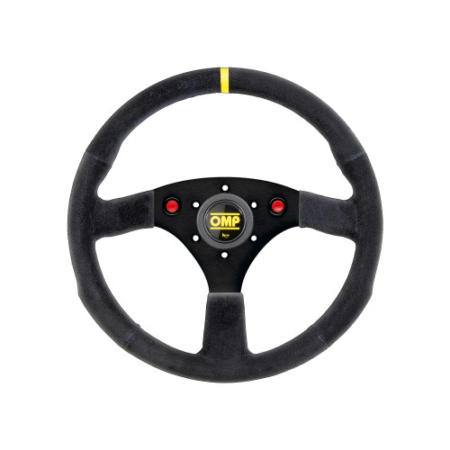 OMP 320mm Alu SP Steering Wheel - Black Suede