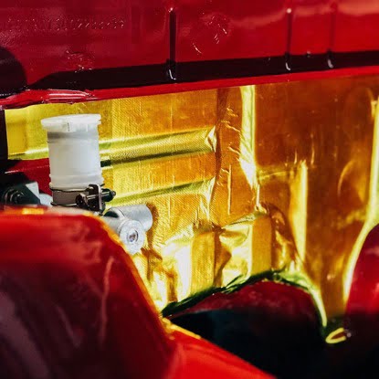 Funk Motorsport Gold Heat Tape Reflective Adhesive Sheets