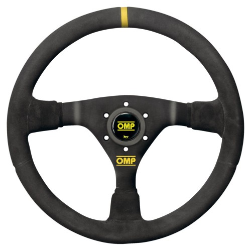 OMP 350mm WRC Steering Wheel - Black Suede