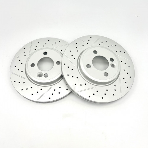 Bremtech Brake Discs Drilled & Grooved R53 JCW R56 S