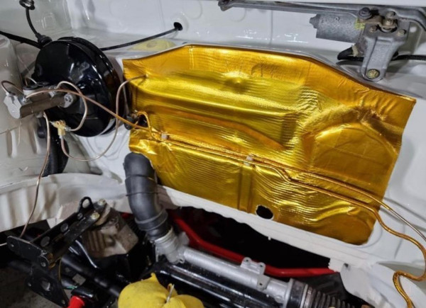 Funk Motorsport Adhesive Reflective Gold Heat Blanket