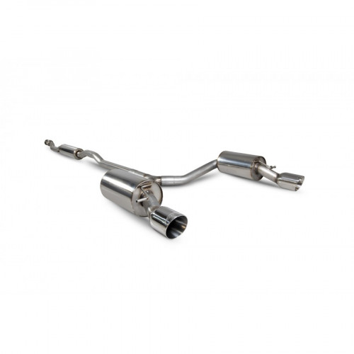 Scorpion Exhausts Catback System Polished 101mm Daytona - Resonated MINI R55 Clubman Cooper S