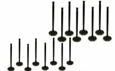 Supertech R53 Triple Groove +2.3mm Exhaust and +1.8mm Inlet Valves Black Nitride