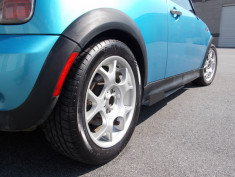 M7 Shorty Side Splitters R55 Clubman Black ABS Plastic
