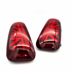 Orranje Union Jack Tail Lights