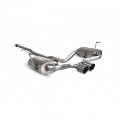 Scorpion R53 R52 Catback Exhaust with 90mm STW Trims - Non-Resonated SMN003S