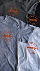 Orranje Logo & Address - Short Sleeve T-Shirt